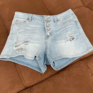 High Waist Denim Short - Size 7